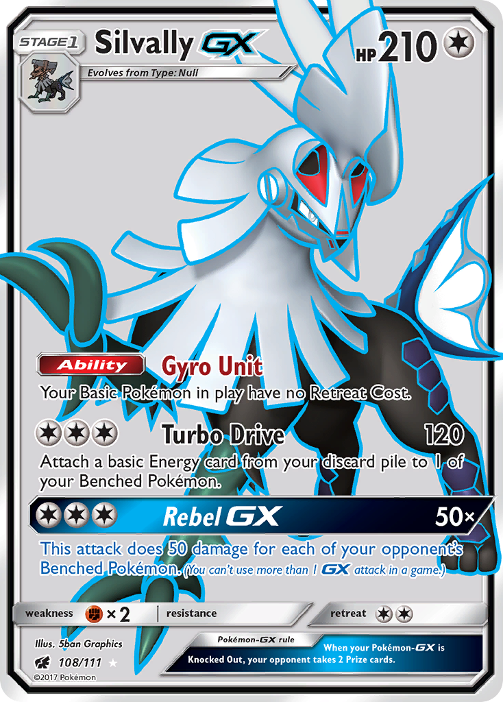 Silvally GX (108/111) [Sun & Moon: Crimson Invasion] | All Aboard Games