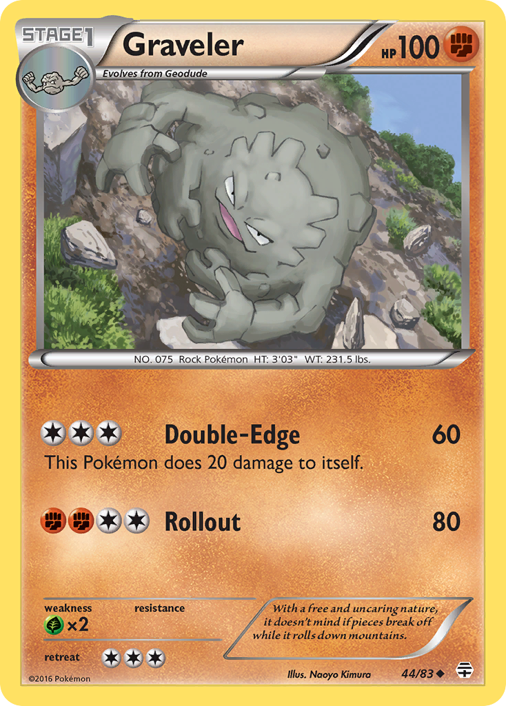 Graveler (44/83) [XY: Generations] | All Aboard Games