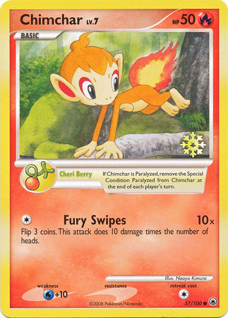 Chimchar (57/100) [Countdown Calendar Promos] | All Aboard Games