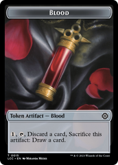 Blood // Vampire (0004) Double-Sided Token [The Lost Caverns of Ixalan Commander Tokens] | All Aboard Games