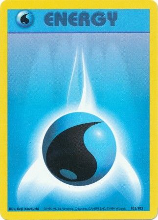 Water Energy (102/102) [Base Set Unlimited] | All Aboard Games