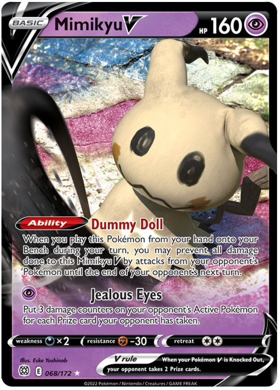 Mimikyu V (068/172) [Sword & Shield: Brilliant Stars] | All Aboard Games