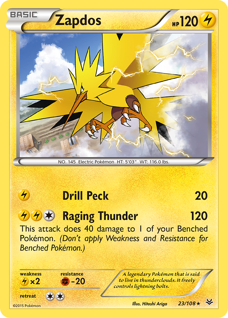 Zapdos (23/108) [XY: Roaring Skies] | All Aboard Games