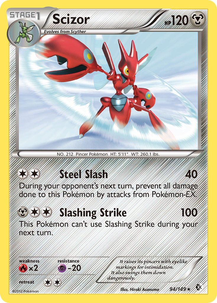 Scizor (94/149) [Black & White: Boundaries Crossed] | All Aboard Games