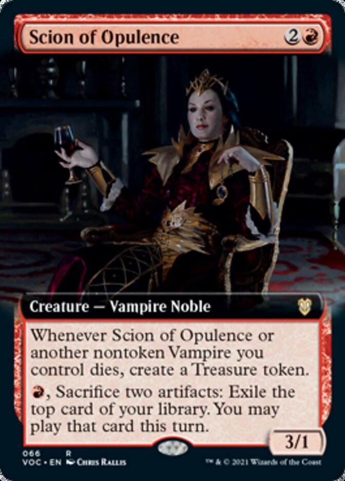 Scion of Opulence (Extended) [Innistrad: Crimson Vow Commander] | All Aboard Games