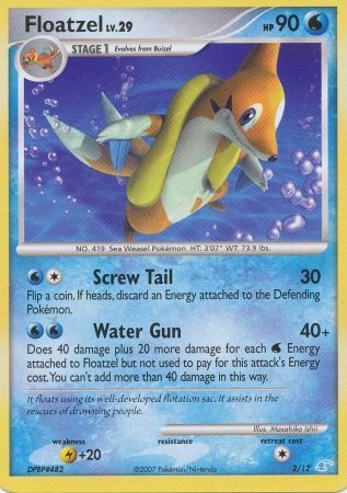 Floatzel (2/12) [Diamond & Pearl: Trainer Kit - Manaphy] | All Aboard Games