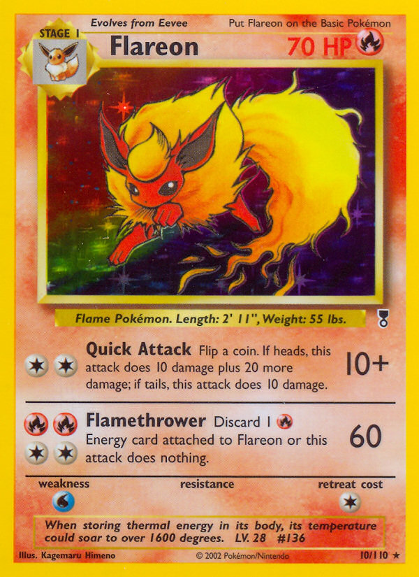 Flareon (10/110) [Legendary Collection] | All Aboard Games