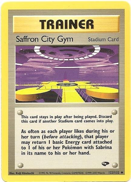 Saffron City Gym (122/132) [Gym Challenge Unlimited] | All Aboard Games