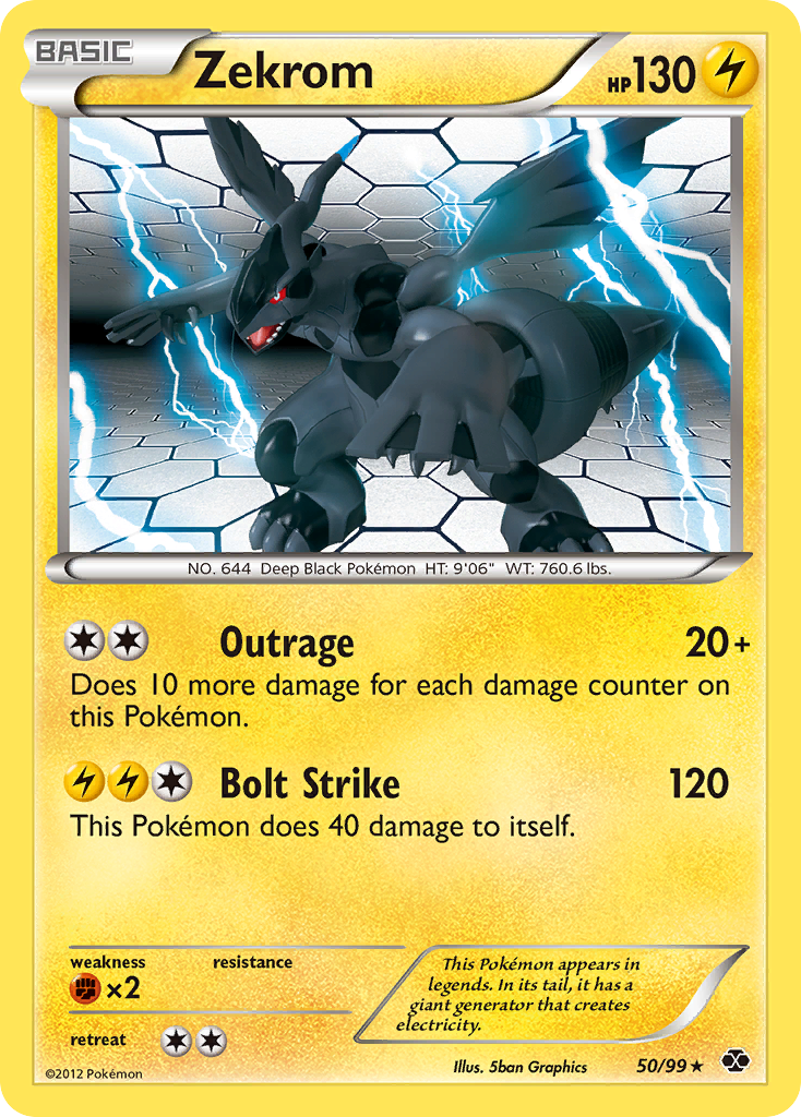 Zekrom (50/99) [Black & White: Next Destinies] | All Aboard Games