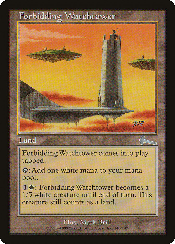Forbidding Watchtower [Urza's Legacy] | All Aboard Games