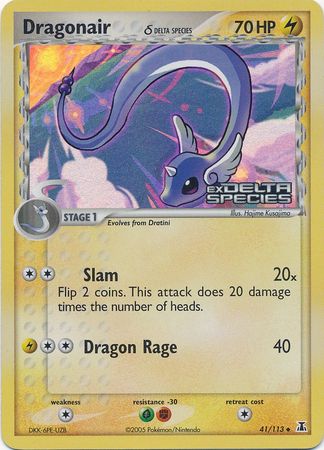 Dragonair (41/113) (Delta Species) (Stamped) [EX: Delta Species] | All Aboard Games