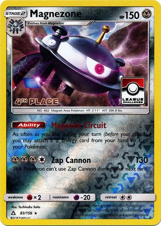 Magnezone (83/156) (League Promo 4th Place) [Sun & Moon: Ultra Prism] | All Aboard Games