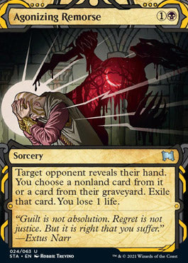 Agonizing Remorse (Etched Foil) [Strixhaven Mystical Archive] | All Aboard Games