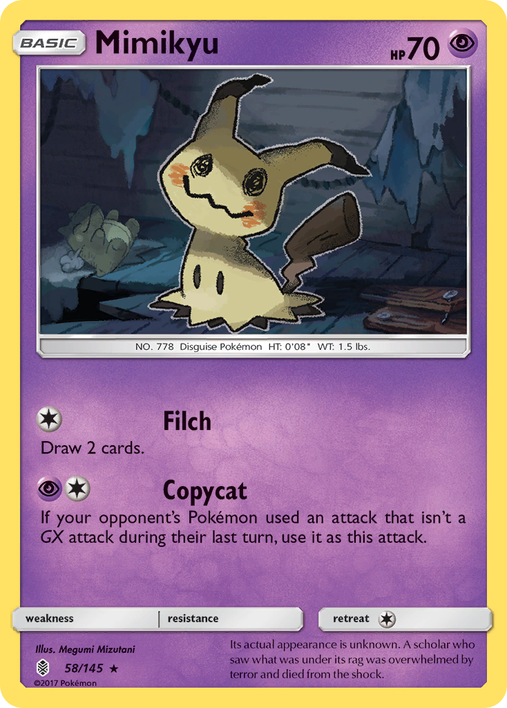 Mimikyu (58/145) [Sun & Moon: Guardians Rising] | All Aboard Games