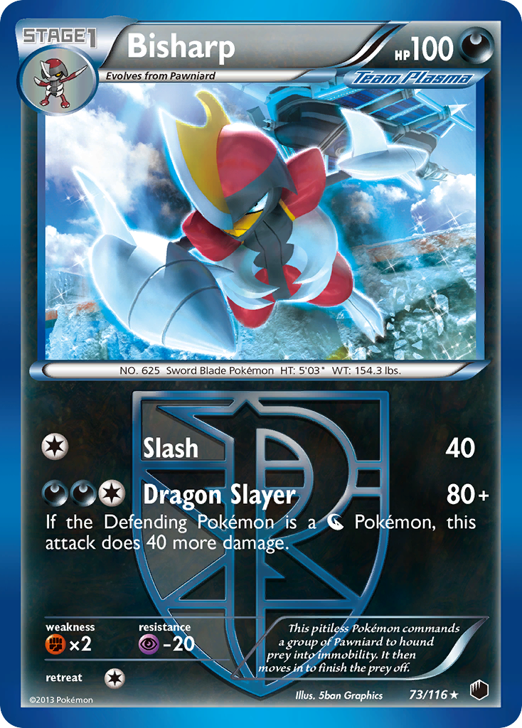 Bisharp (73/116) [Black & White: Plasma Freeze] | All Aboard Games