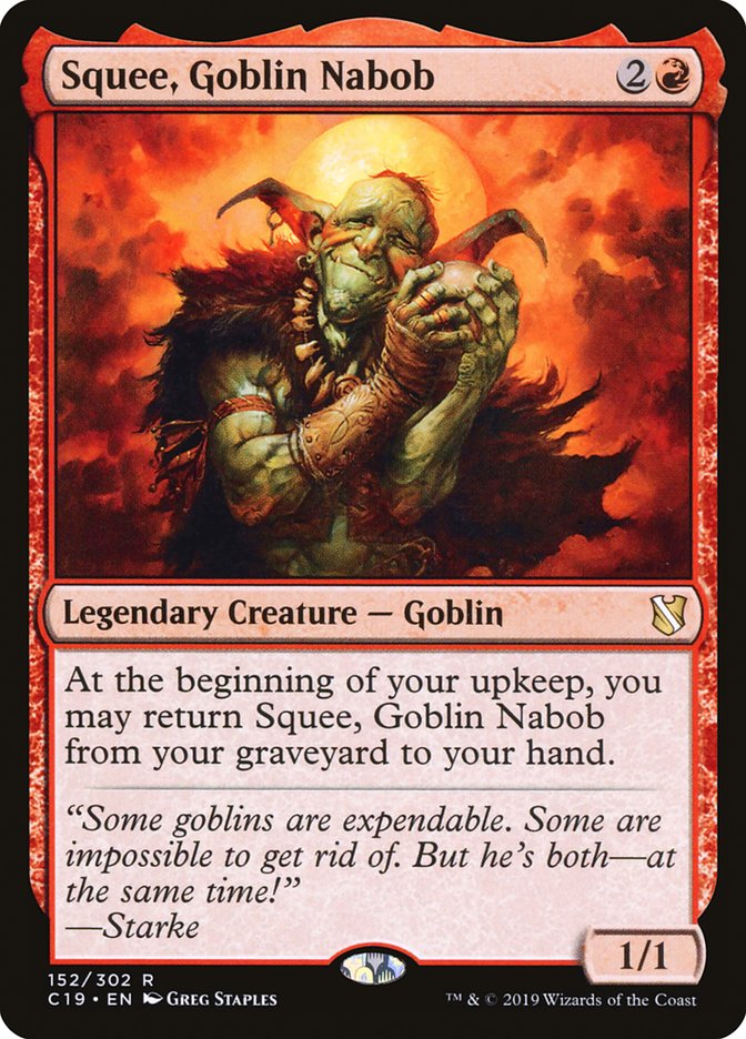 Squee, Goblin Nabob [Commander 2019] | All Aboard Games