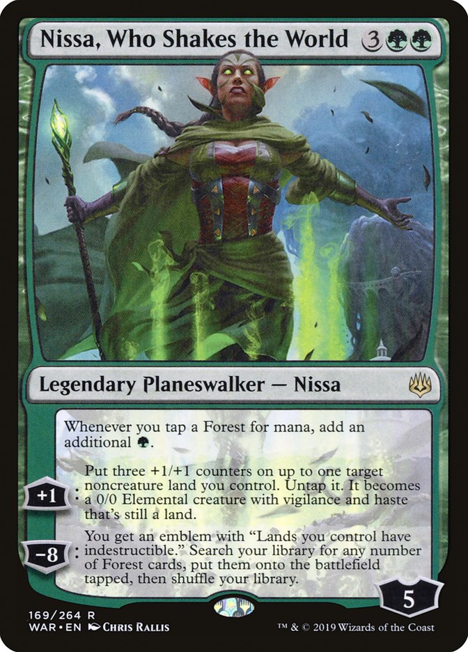 Nissa, Who Shakes the World [War of the Spark] | All Aboard Games