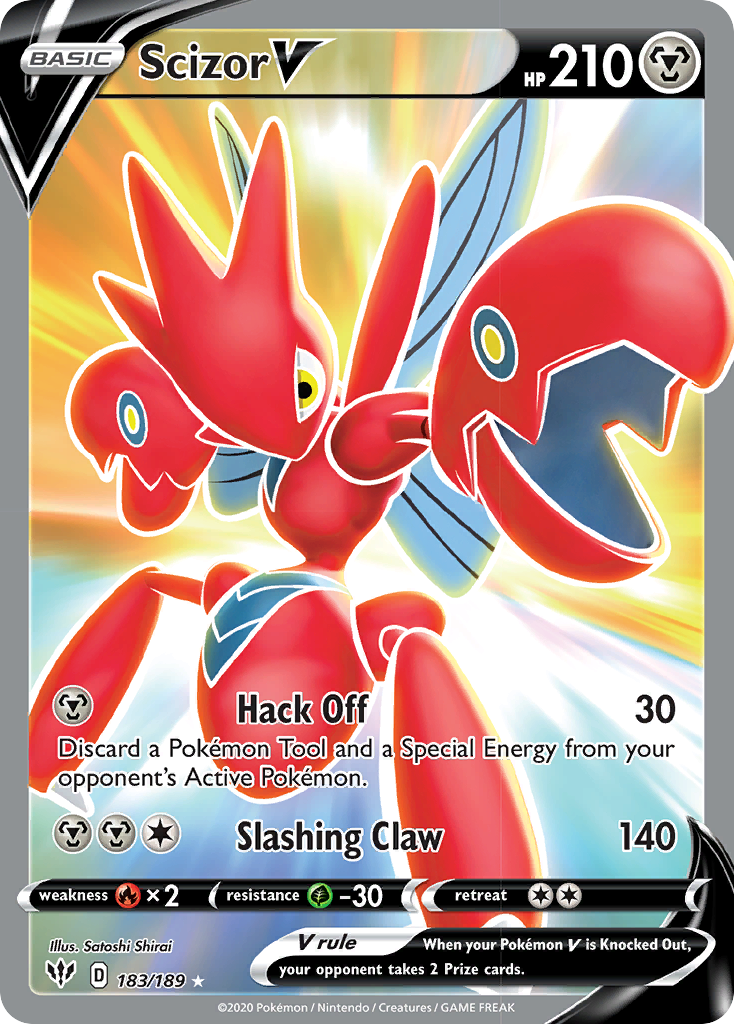 Scizor V (183/189) [Sword & Shield: Darkness Ablaze] | All Aboard Games