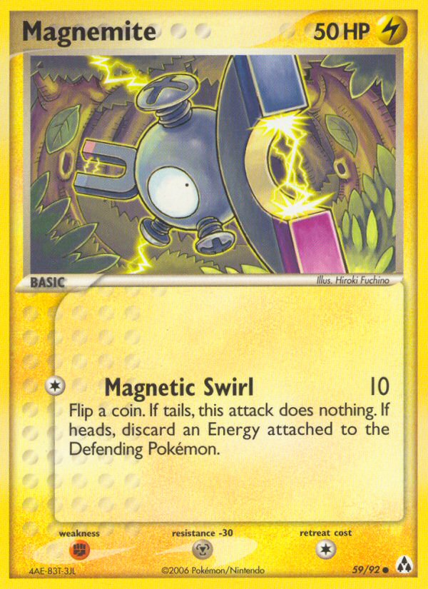 Magnemite (59/92) [EX: Legend Maker] | All Aboard Games