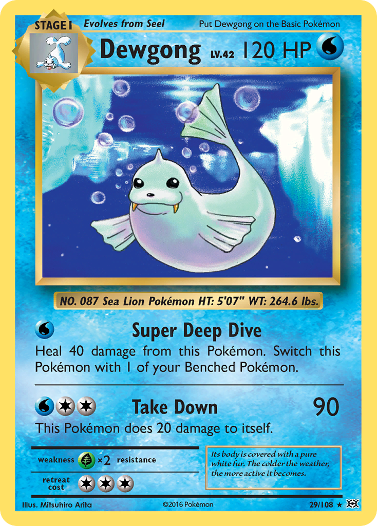 Dewgong (29/108) [XY: Evolutions] | All Aboard Games