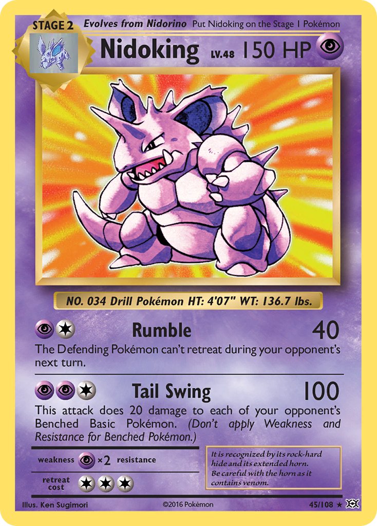 Nidoking (45/108) (Theme Deck Exclusive) [XY: Evolutions] | All Aboard Games