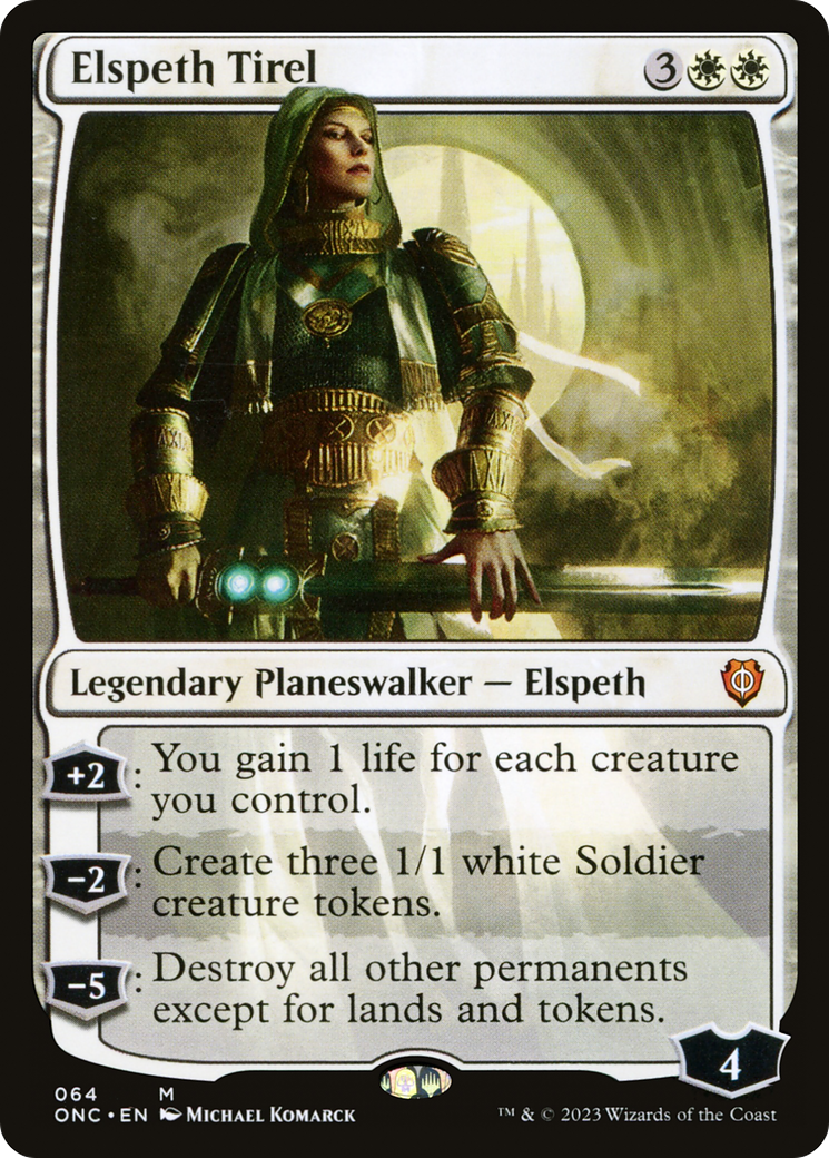 Elspeth Tirel [Phyrexia: All Will Be One Commander] | All Aboard Games