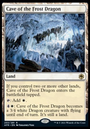 Cave of the Frost Dragon (Promo Pack) [Dungeons & Dragons: Adventures in the Forgotten Realms Promos] | All Aboard Games