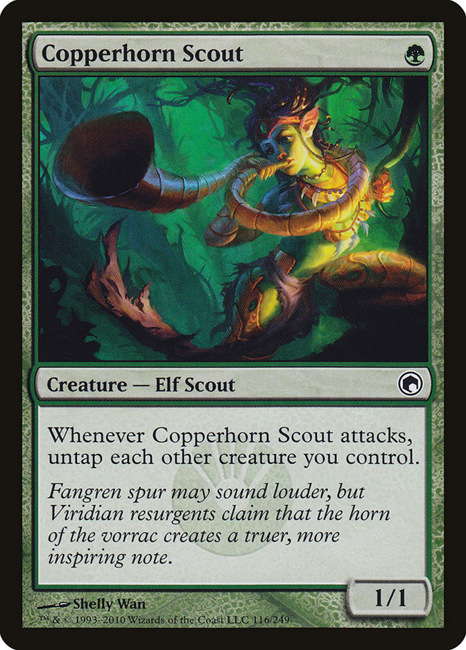 Copperhorn Scout [Scars of Mirrodin] | All Aboard Games