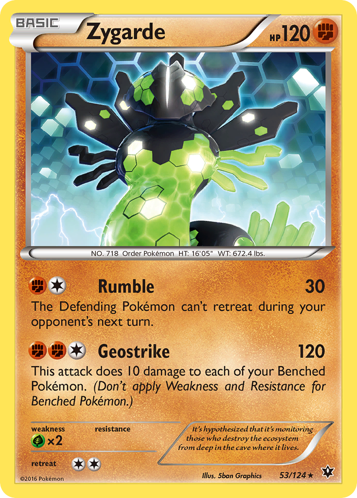 Zygarde (53/124) [XY: Fates Collide] | All Aboard Games