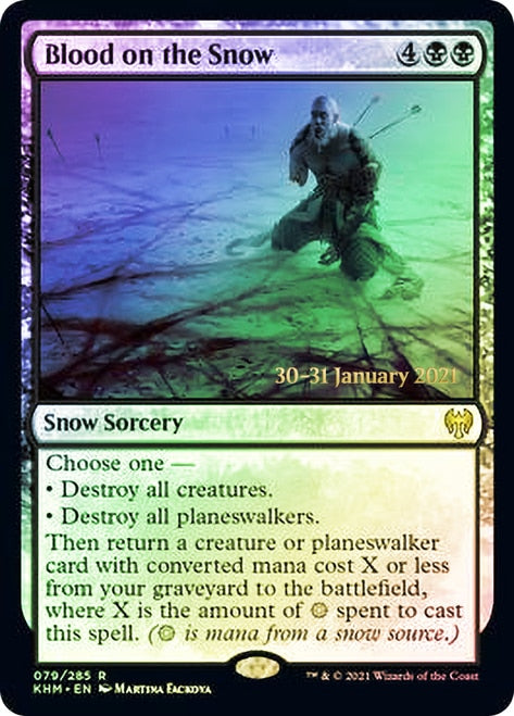 Blood on the Snow [Kaldheim Prerelease Promos] | All Aboard Games