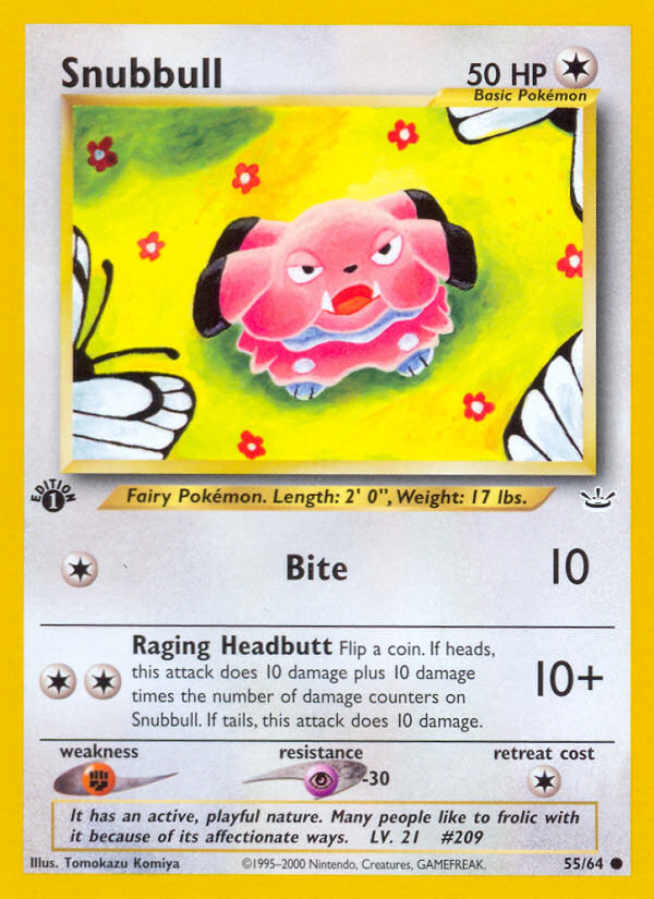 Snubbull (55/64) [Neo Revelation 1st Edition] | All Aboard Games