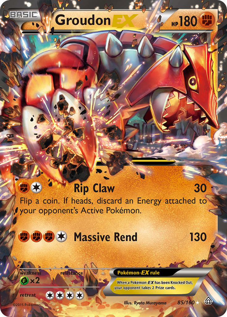 Groudon EX (85/160) [XY: Primal Clash] | All Aboard Games