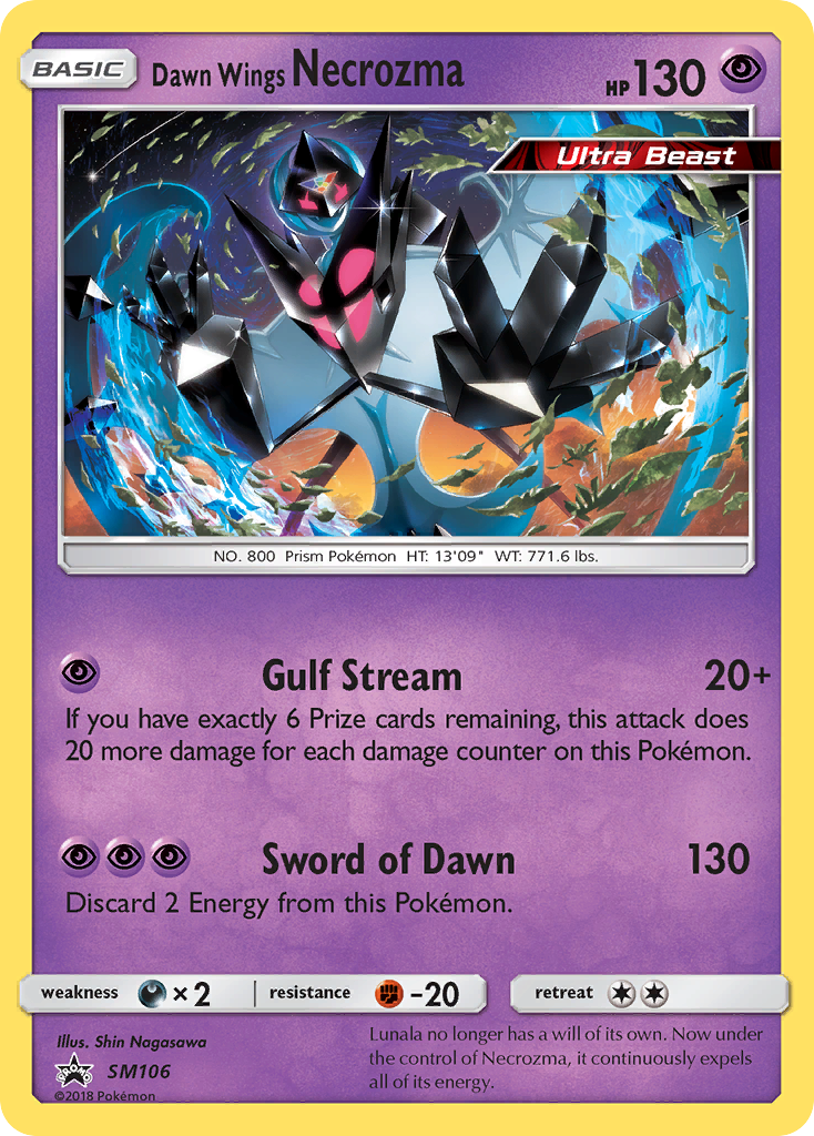 Dawn Wings Necrozma (SM106) [Sun & Moon: Black Star Promos] | All Aboard Games