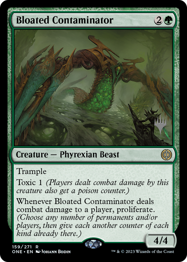 Bloated Contaminator (Promo Pack) [Phyrexia: All Will Be One Promos] | All Aboard Games