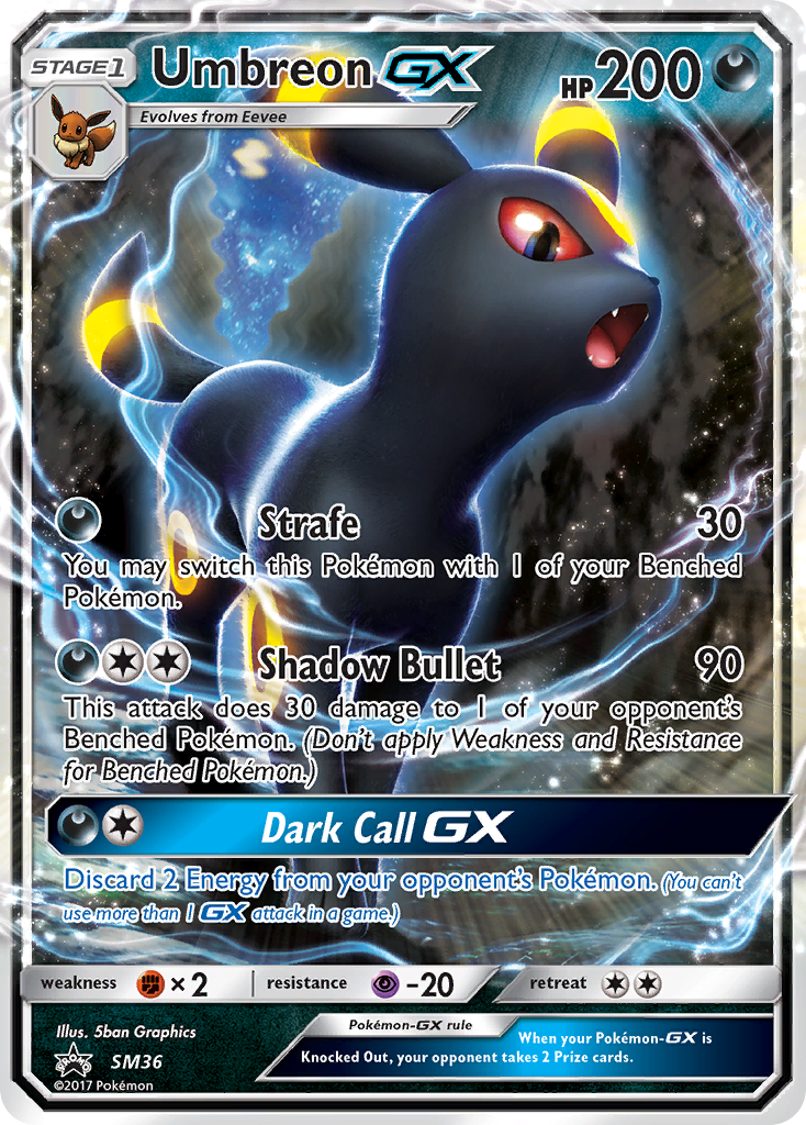 Umbreon GX (SM36) [Sun & Moon: Black Star Promos] | All Aboard Games