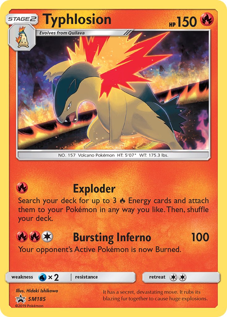 Typhlosion (SM185) [Sun & Moon: Black Star Promos] | All Aboard Games