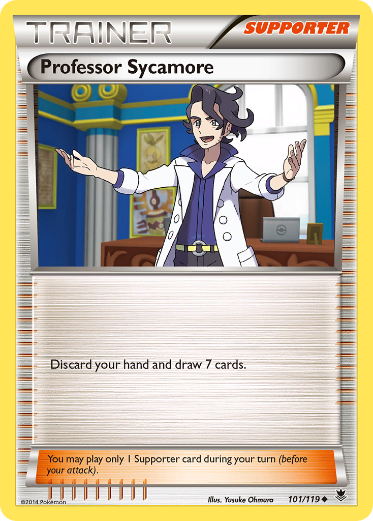 Professor Sycamore (101/119) [XY: Phantom Forces] | All Aboard Games