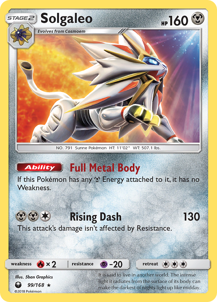 Solgaleo (99/168) [Sun & Moon: Celestial Storm] | All Aboard Games