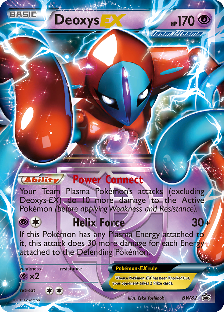 Deoxys EX (BW82) [Black & White: Black Star Promos] | All Aboard Games