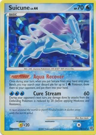 Suicune (19/132) (Cracked Ice Holo) [Diamond & Pearl: Secret Wonders] | All Aboard Games