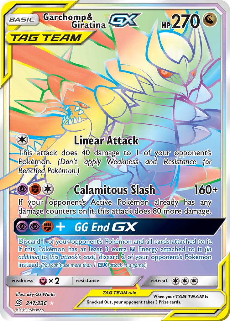 Garchomp & Giratina GX (247/236) [Sun & Moon: Unified Minds] | All Aboard Games