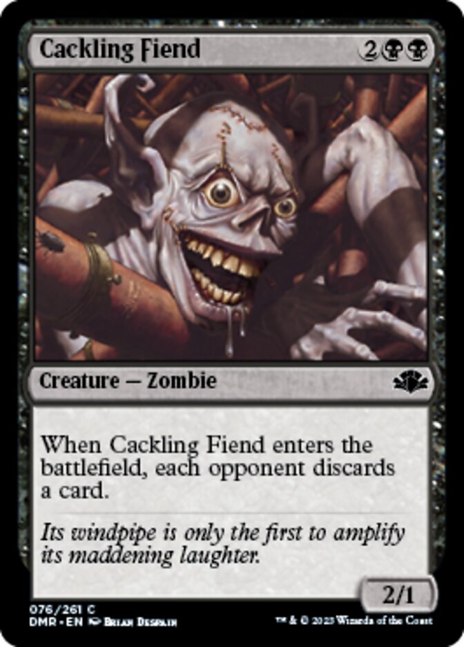 Cackling Fiend [Dominaria Remastered] | All Aboard Games