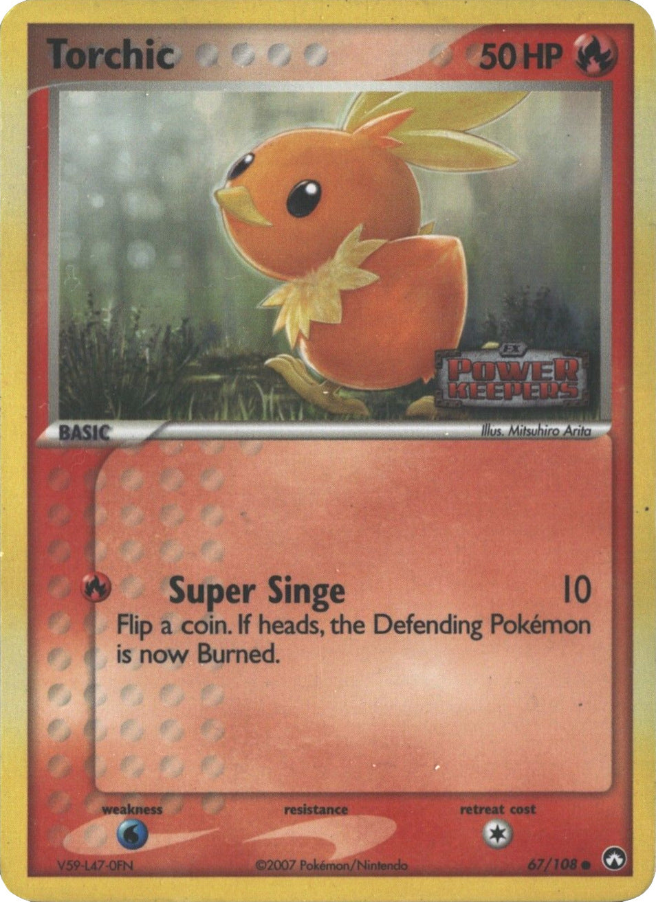 Torchic (67/108) (Stamped) [EX: Power Keepers] | All Aboard Games