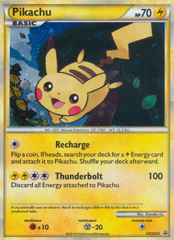 Pikachu (HGSS03) [HeartGold & SoulSilver: Black Star Promos] | All Aboard Games