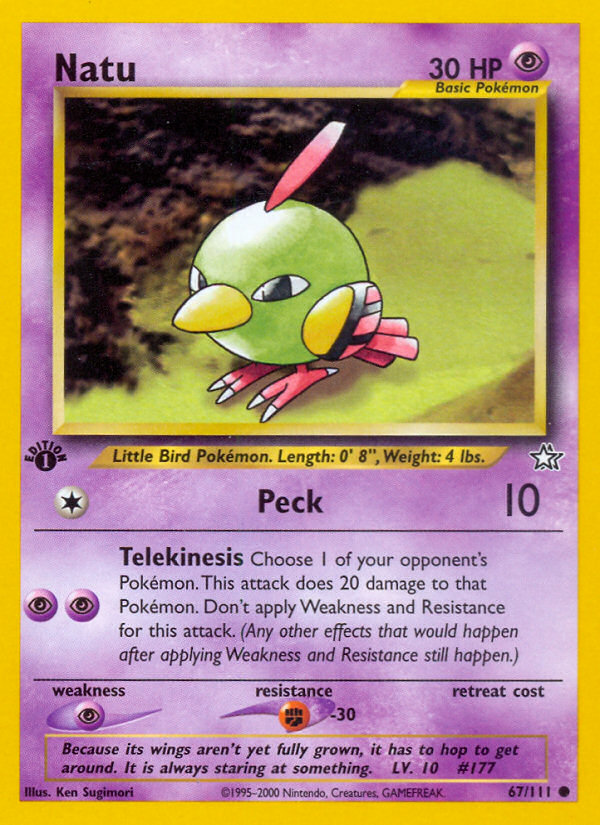 Natu (67/111) [Neo Genesis 1st Edition] | All Aboard Games