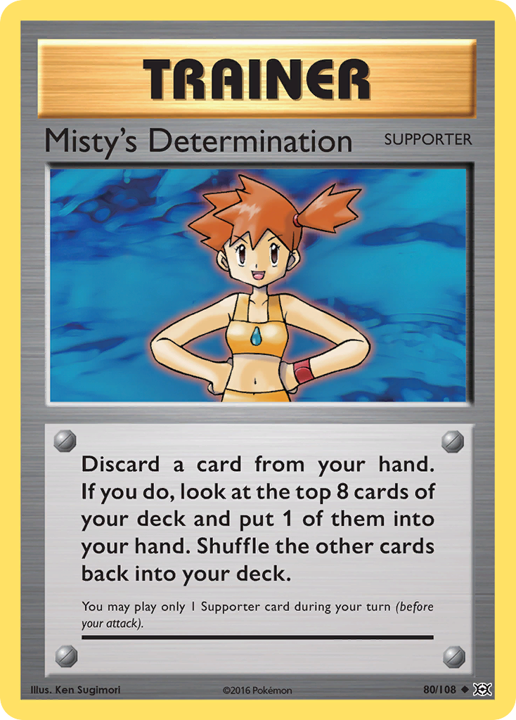 Misty's Determination (80/108) [XY: Evolutions] | All Aboard Games