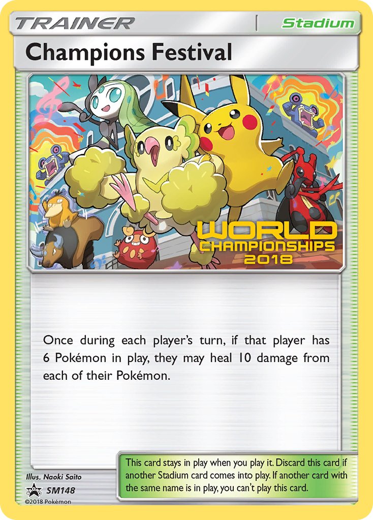 Champions Festival (SM148) (2018 Top Semi Finalist) [Sun & Moon: Black Star Promos] | All Aboard Games