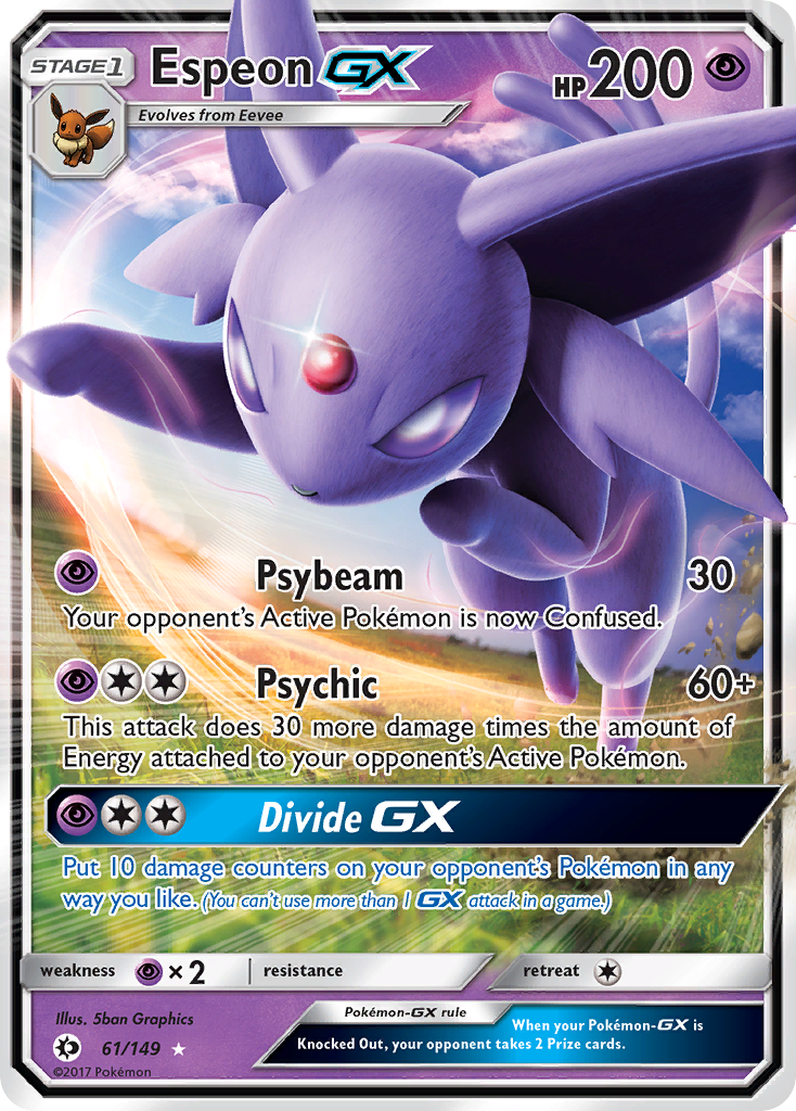 Espeon GX (61/149) [Sun & Moon: Base Set] | All Aboard Games