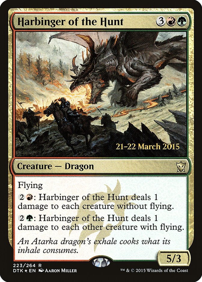 Harbinger of the Hunt  [Dragons of Tarkir Prerelease Promos] | All Aboard Games