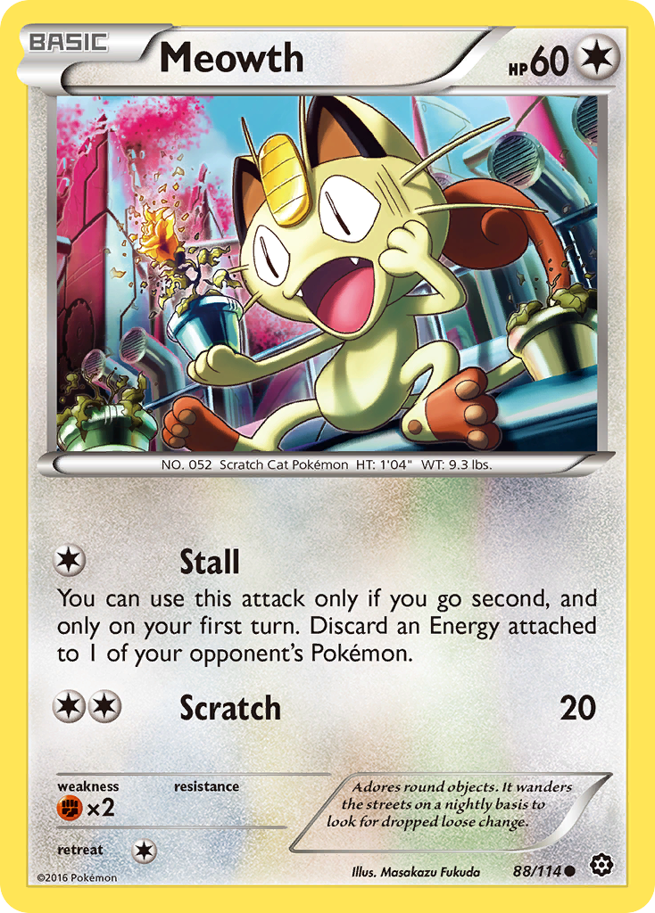 Meowth (88/114) [XY: Steam Siege] | All Aboard Games